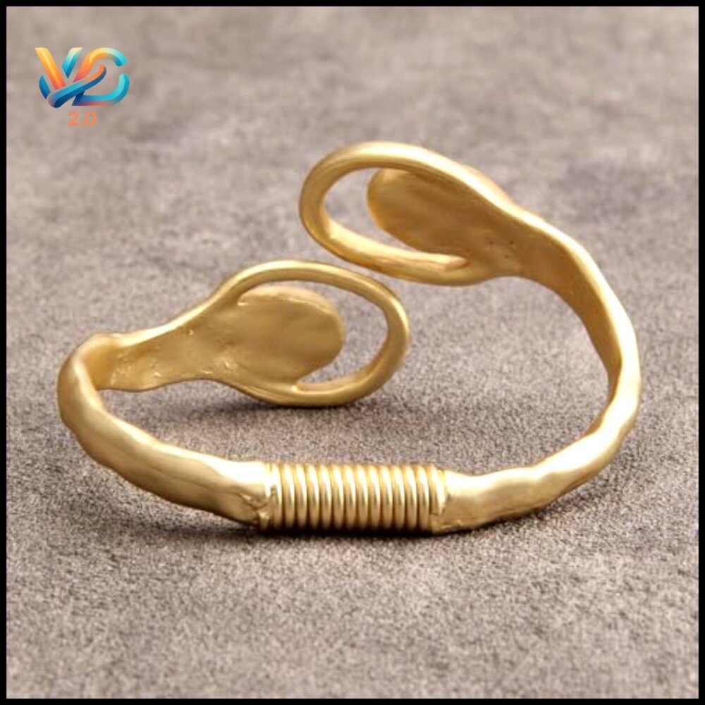 Chunky Cuff Bracelet Stackable Boho Statement Jew… - image 4